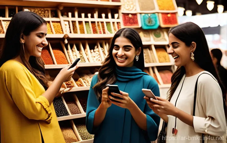 브랜드 마케팅 관련 업계 트렌드 - **Prompt 2: Hyper-Personalized Digital Experience in a Modern Arabic Setting**
    A sophisticated a...